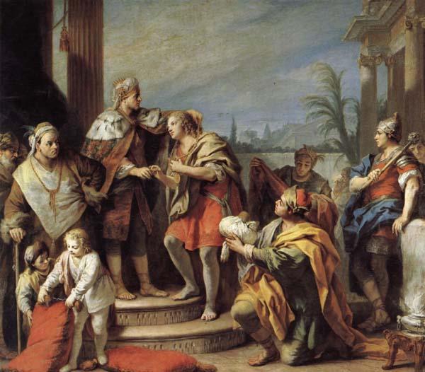 Jacopo Amigoni Joseph in Pharaob's Palace Germany oil painting art
